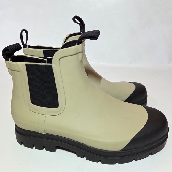 Everlane The Rain Boot Chelsea Chunky Rubber Ankle Rain Boots Sustainable Size 7 - Picture 10 of 16